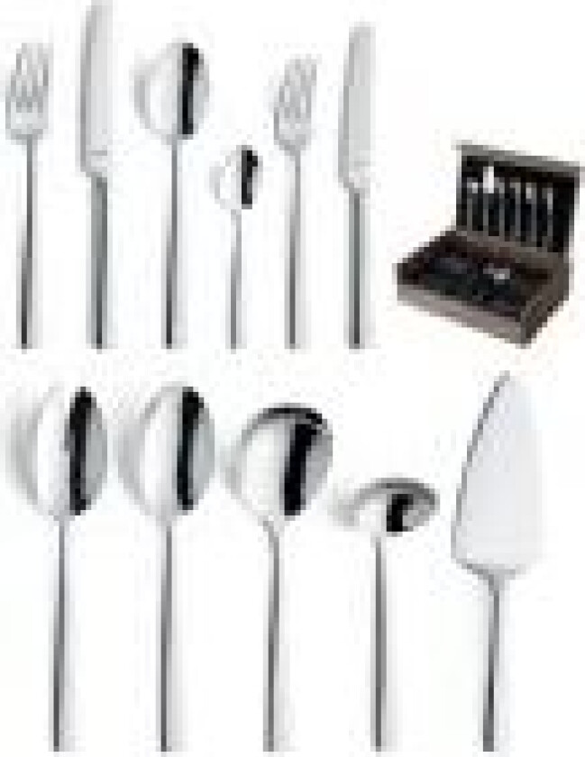 Moderno 1923 - 78-pc Cutlery set in wooden canteen