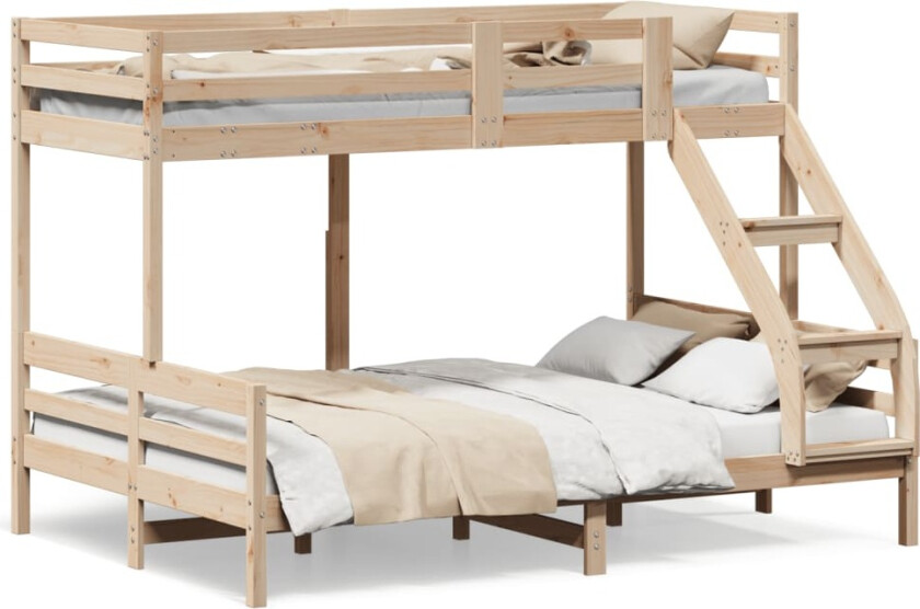 Køyeseng 80x200/140x200 cm heltre furu