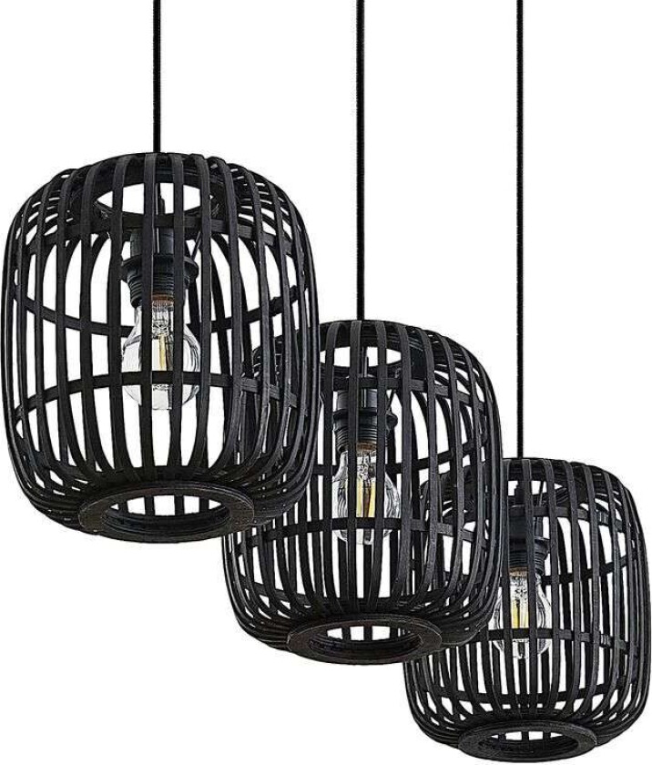 Canyana hengelampe, 3 lyskilder, svart