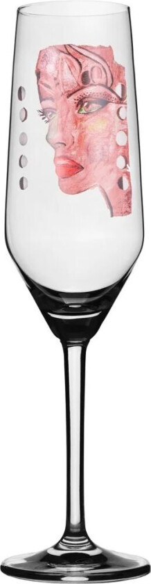 Moonlight Dronning champagneglass 30 cl Pink