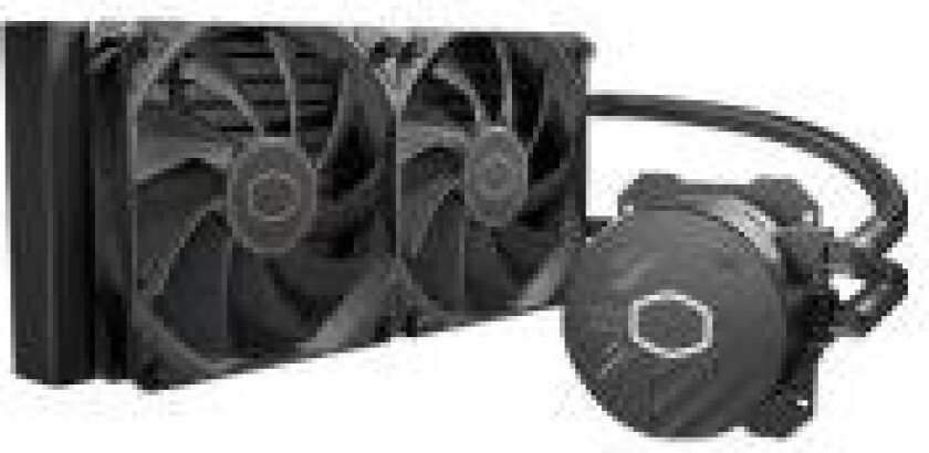MasterLiquid 240L Core - Væskekjølesystem for prosessor - (for: LGA1156, AM2, AM2+, AM3, LGA1155, AM3+, FM1, FM2, LGA1150, FM2+, LGA1151, AM4, LGA1200, LGA1700, AM5) - 120 mm - svart