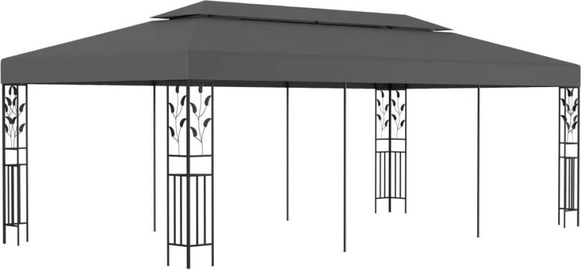 Paviljong 3x6 m antrasitt