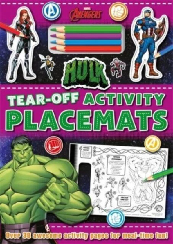 Marvel Avengers Hulk: Tear-Off Activity Placemats av Marvel Entertainment International Ltd