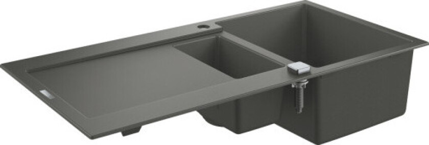 K500 kjøkkenvask, 100x50 cm, grå