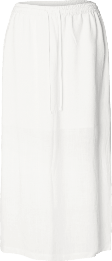 Selected Femme Viva Ankle Skjørt - Snow White