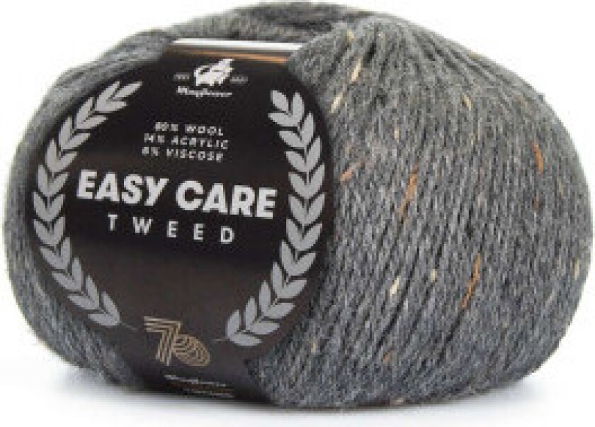 Easy Care Tweed Garn 454 Kullgrått