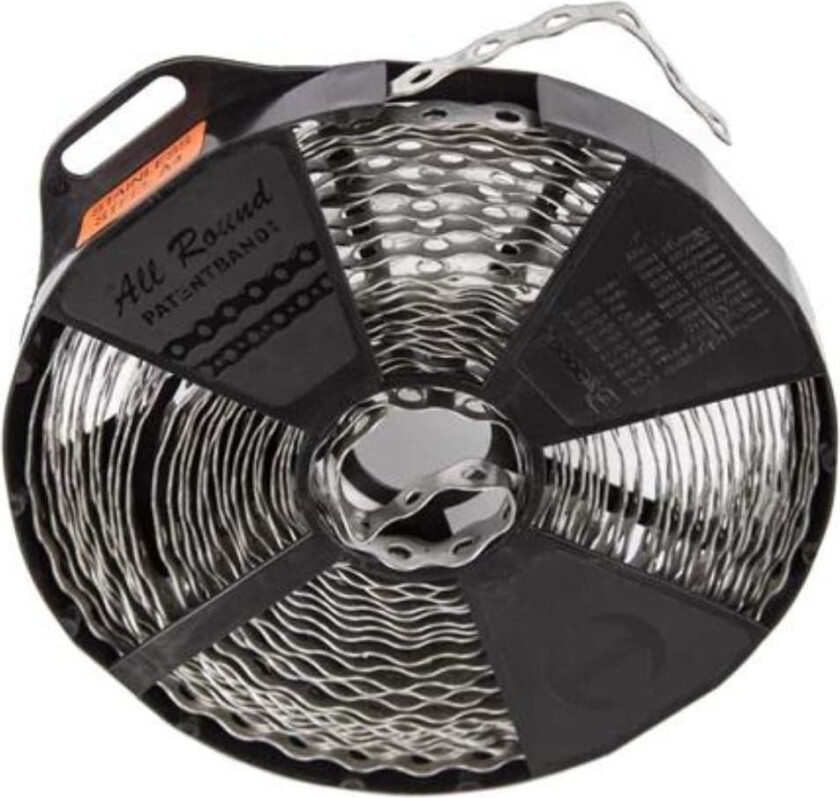 Patentbånd 316l 10 Meter Syrefast B12mm