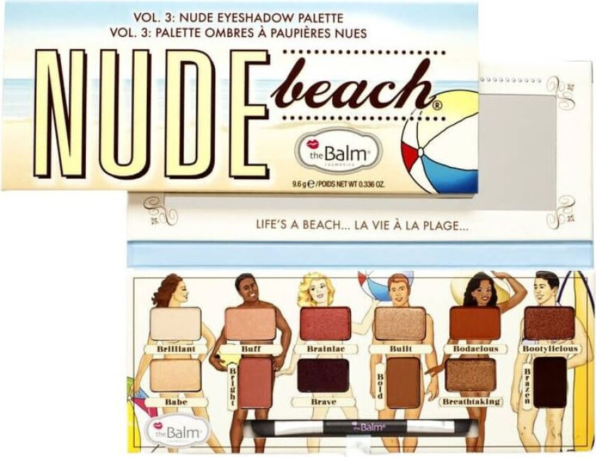 the Balm Nude Beach Eyeshadow Palette