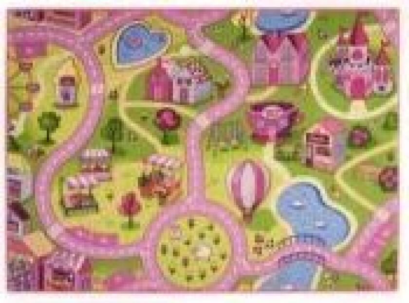 Bil Legetæppe Sweet Town 95 x 133 cm