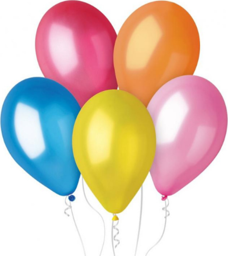 Ballong Gm110 Metall 12" Flerfarget 100 Stk.