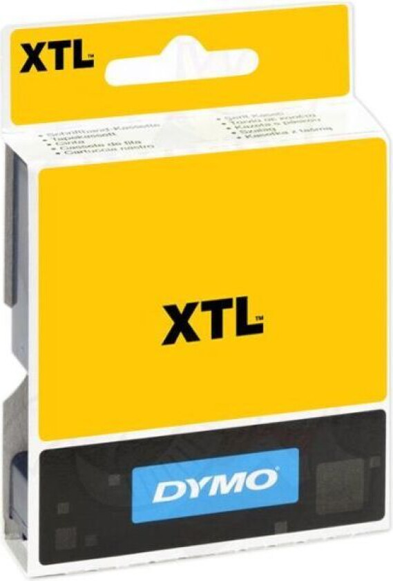 Bilde av Dymo Tape Vinyl 19mm Svart/hvit - Xtl