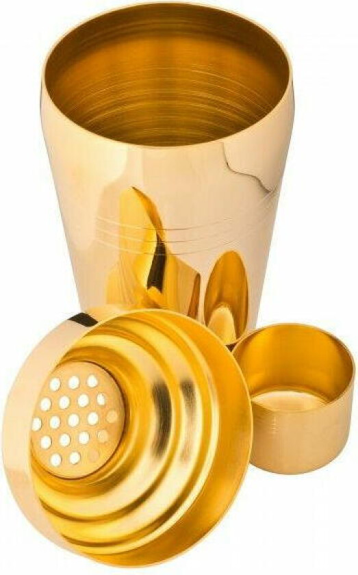 Tredelt Cocktailshaker Yukiwa Baron - Gyldne - 510ml