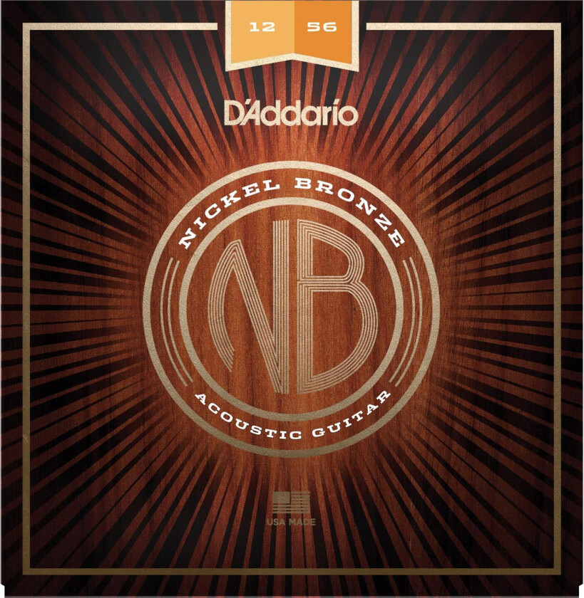 DAddario Nickel Bronze Guitar Strings Light Top Med Bottom 12-56