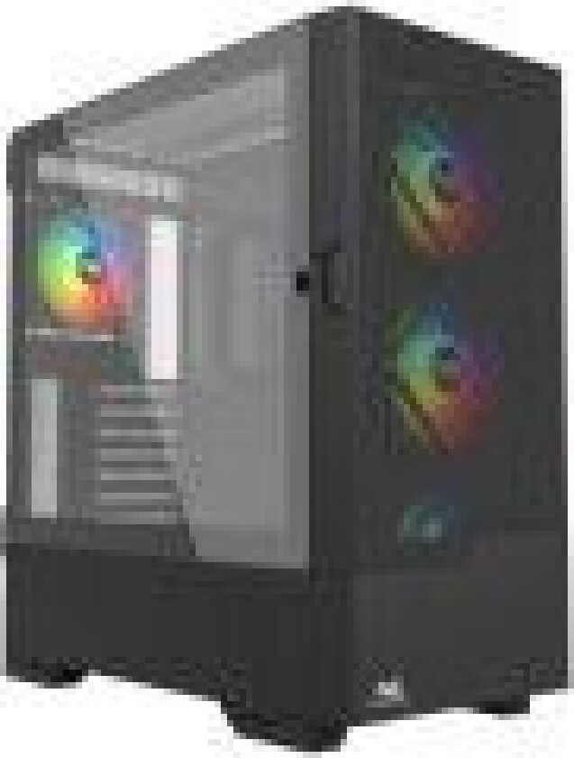 Gaming NGC-1167, Tower, PC, Svart, ATX, micro ATX, Mini-ATX, Spela, Multi