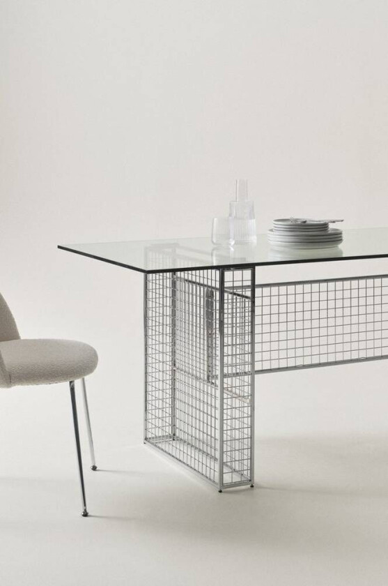 spisebord 90x205 cm Krom