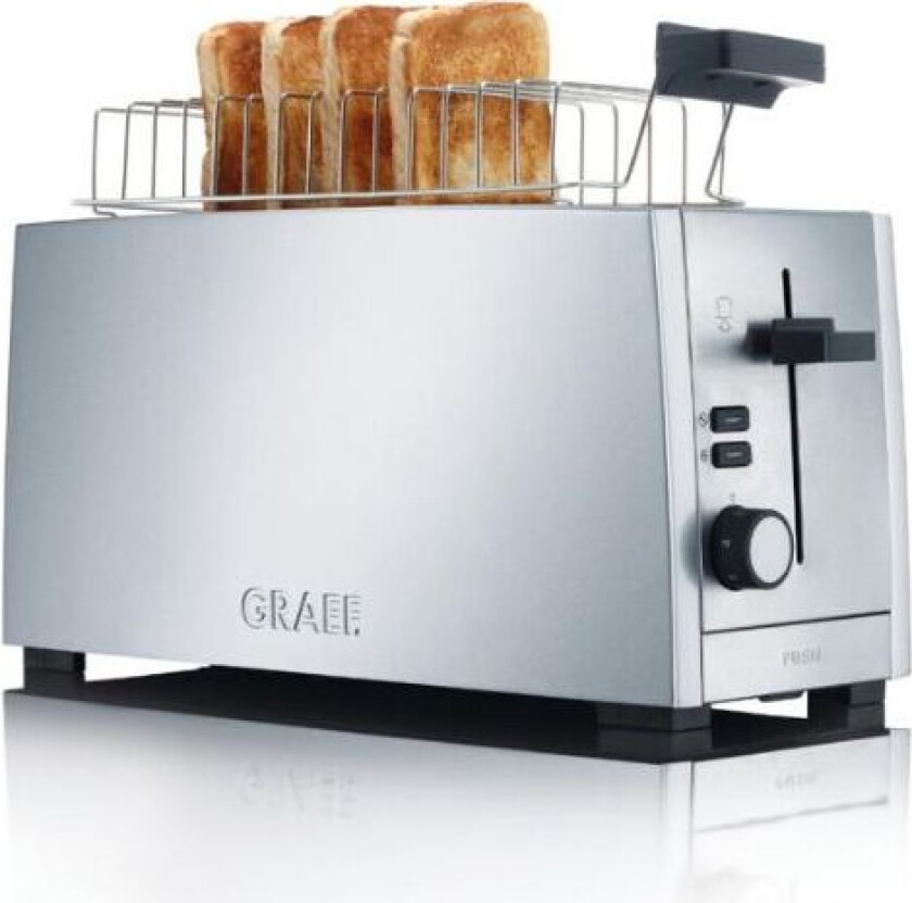 TO 100, 4 skiver, Sølv, 1380 W, 116 mm, 380 mm, 190 mm