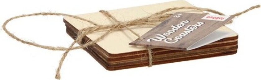 Wooden Coasters 4pcs.