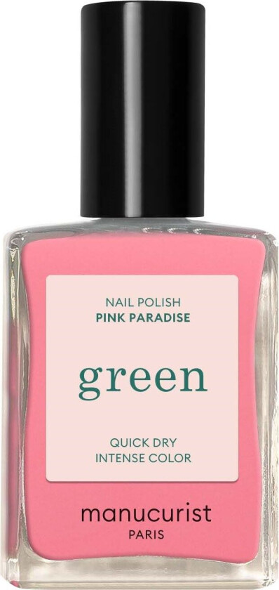 Green Nail Polish Pink Paradise