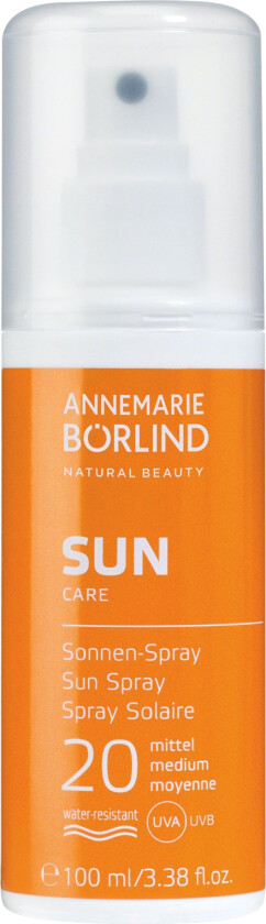 Annemarie Börlind SUN Sun Spray SPF 20, 100 ml Annemarie Börlind Solbeskyttelse til kropp