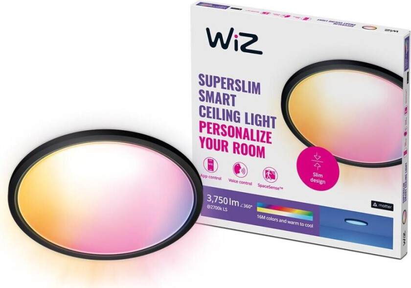 Wiz - SuperSlim WiZ Taklampe 32W B 22-65K RGB