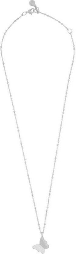 Snö Of Sweden Vega Big Pendant Necklace Plain Silver
