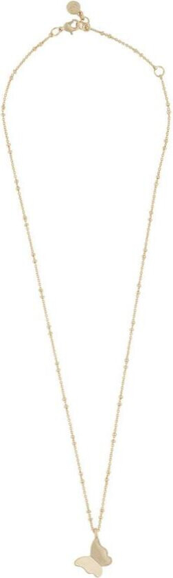 Snö Of Sweden Vega Big Pendant Necklace Plain Gold