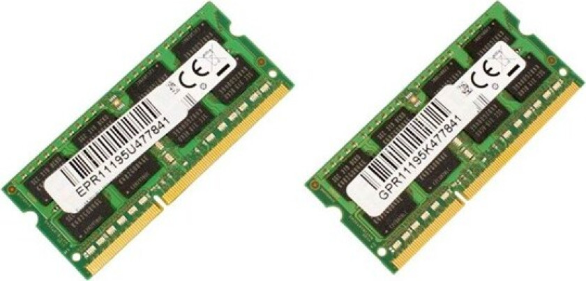 Memory - DDR3L - 8 GB: 2 x 4 GB - SO-DIMM 204-pin - unbuffered