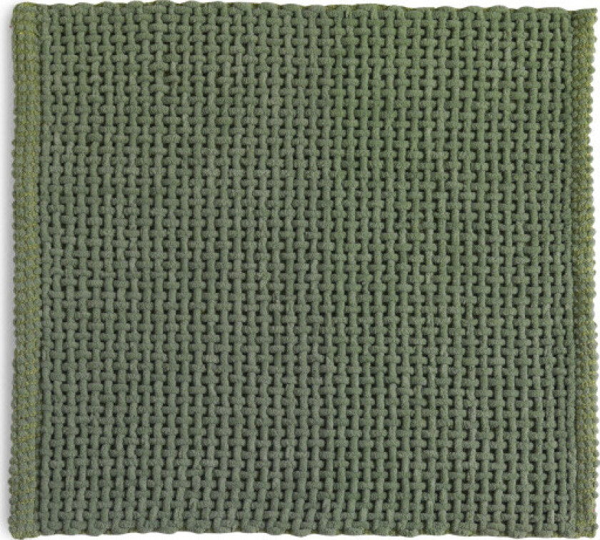 Knot badematte, 50x50 cm, grønn