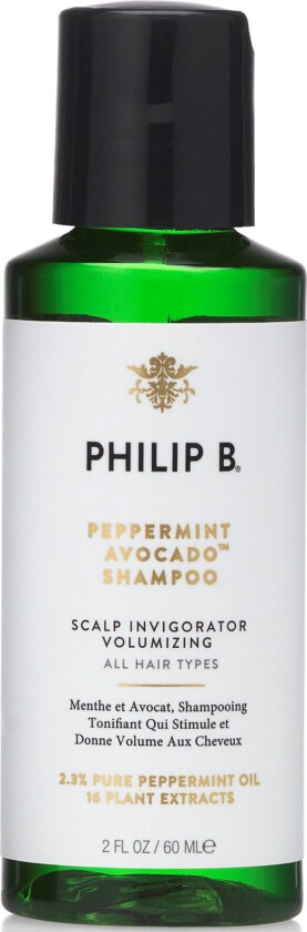 Peppermint & Avocado Volumizing & Clarifying 60 ml