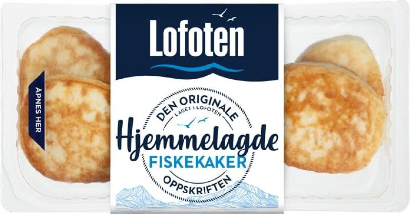 Fiskekaker Hjemmelagde 450g