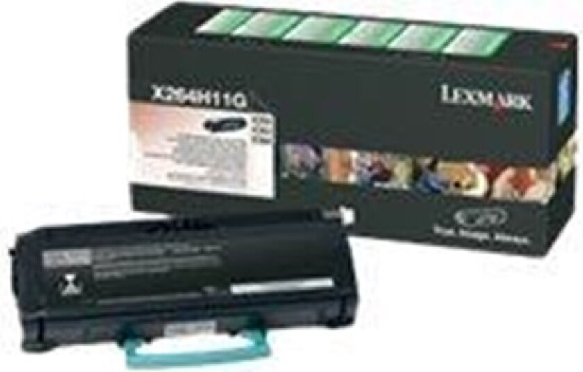 Toner sort 9.000 sider, høy kapasitet, return