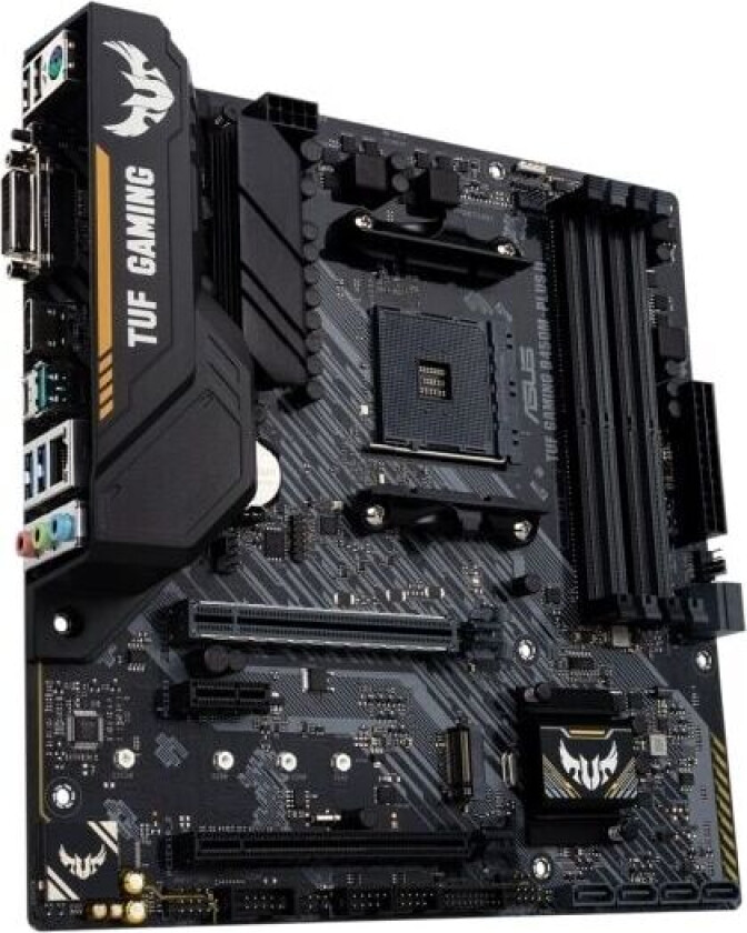 TUF GAMING B450M-PLUS II Hovedkort - AMD B450 - AMD AM4 socket - DDR4 RAM - Micro-ATX
