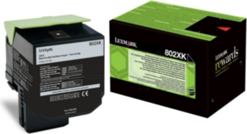 802XK Toner Svart