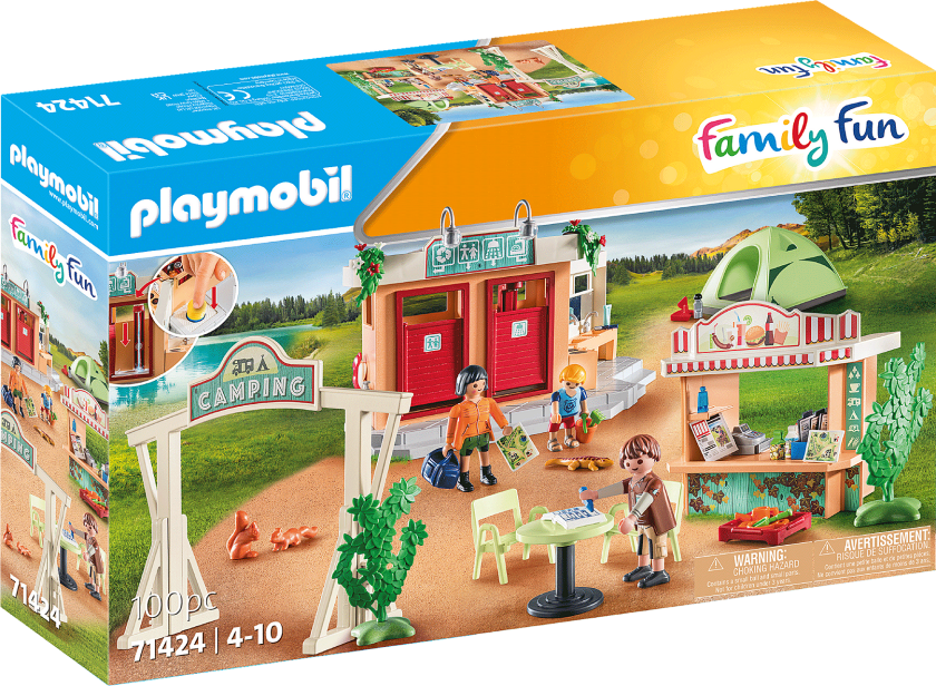 Playmobil Campingplass Playmobil Byggesett Family Fun 71424