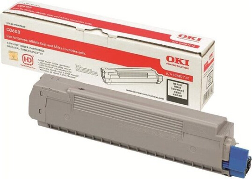 Oki Toner Svart - C8600