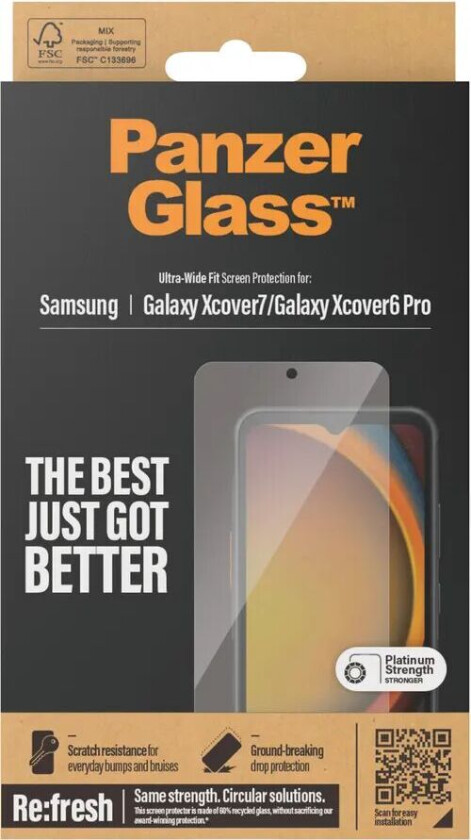 Panzerglass Ultra-wide Fit Samsung Galaxy Xcover 7