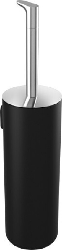 Style toalettbørste, sort/krom