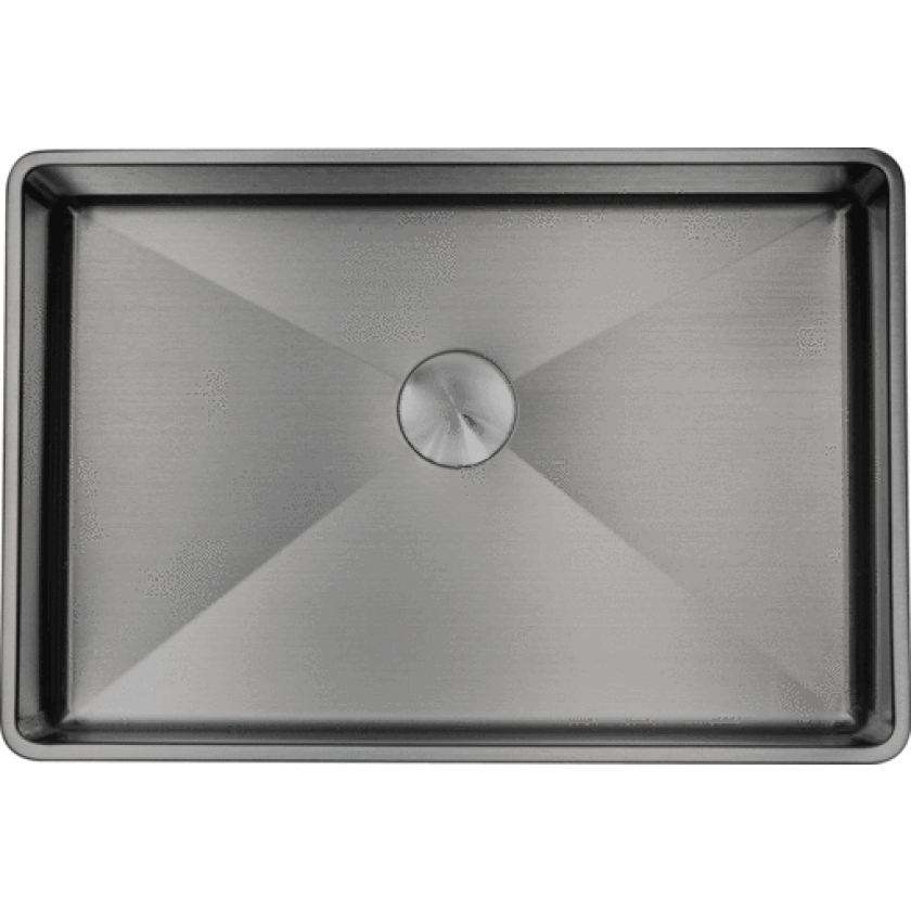 High servant, 47x32 cm, sort krom