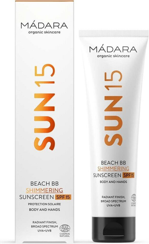 Mádara Mádara Beach BB Shimmering Sunscreen SPF15 100 ml
