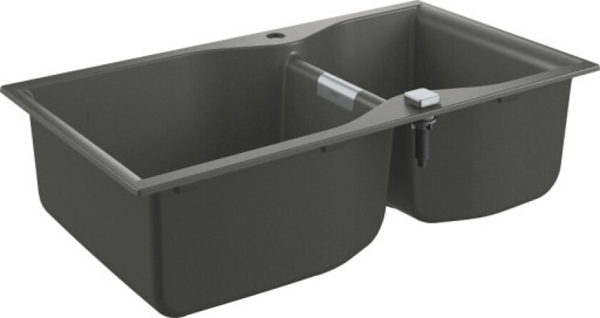 K700 kjøkkenvask, 90x50 cm, grå