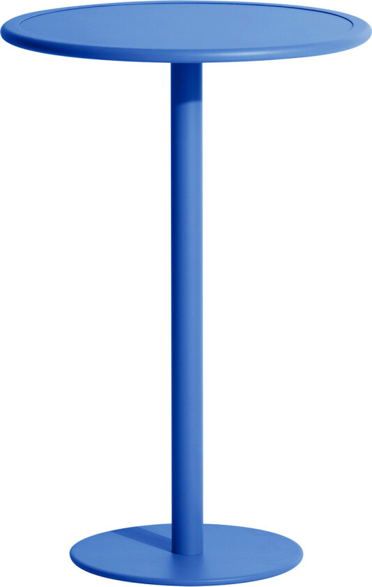 Week-End Round Bistro Table, Blue