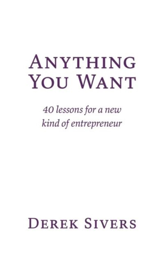 Anything You Want av Derek Sivers