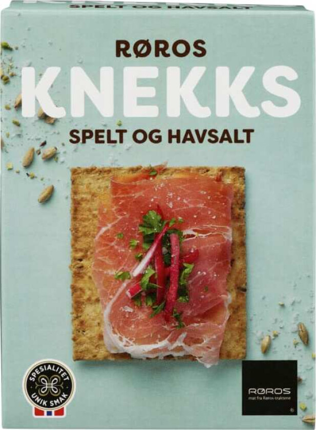 Knekks Kjeks m/Spelt&Havsalt 190g Røros