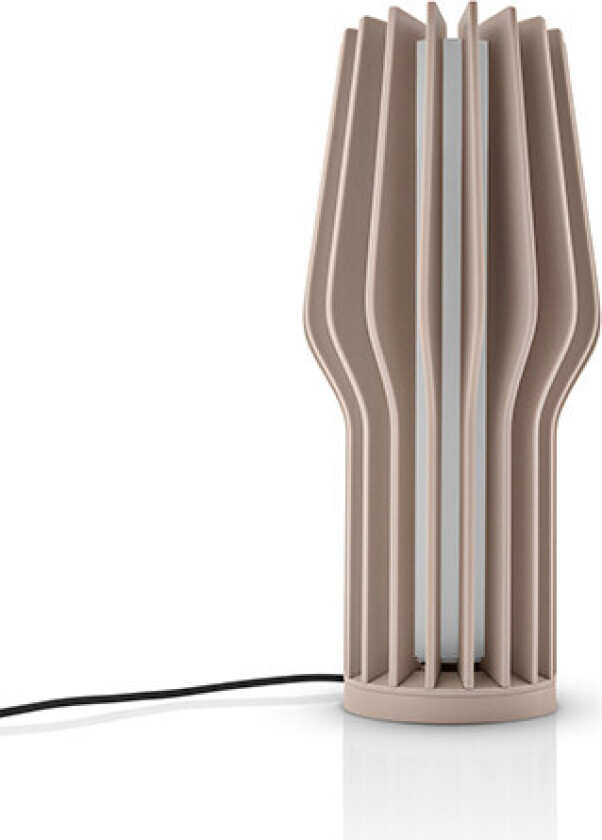 - Radiant LED battery lamp 25 cm -  Pearl beige