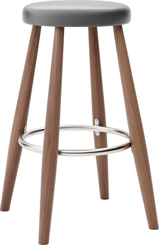 Ch58 Low Stool, Oljad Valnöt, Lädergrupp B Thor - 359
