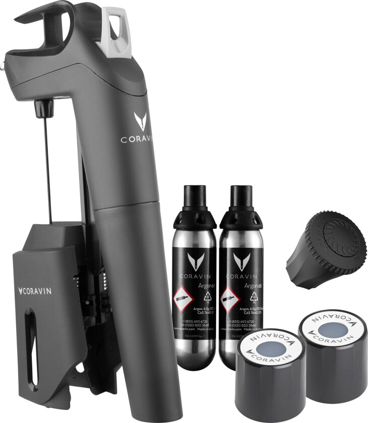 CORAVIN Timeless Three+ 6 Pcs - Black