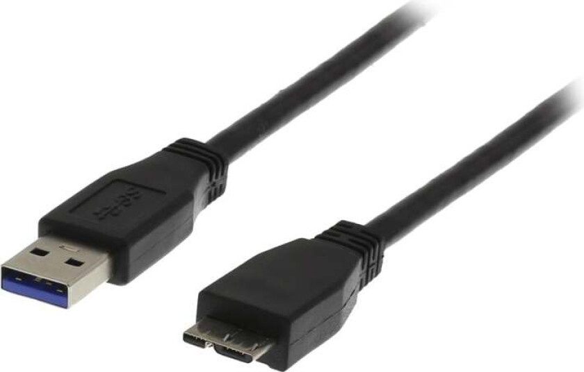 USB3-020S - USB-kabel - Micro-USB Type B (hann) til USB-type A (hann) - USB 3.0 - 2 m - svart