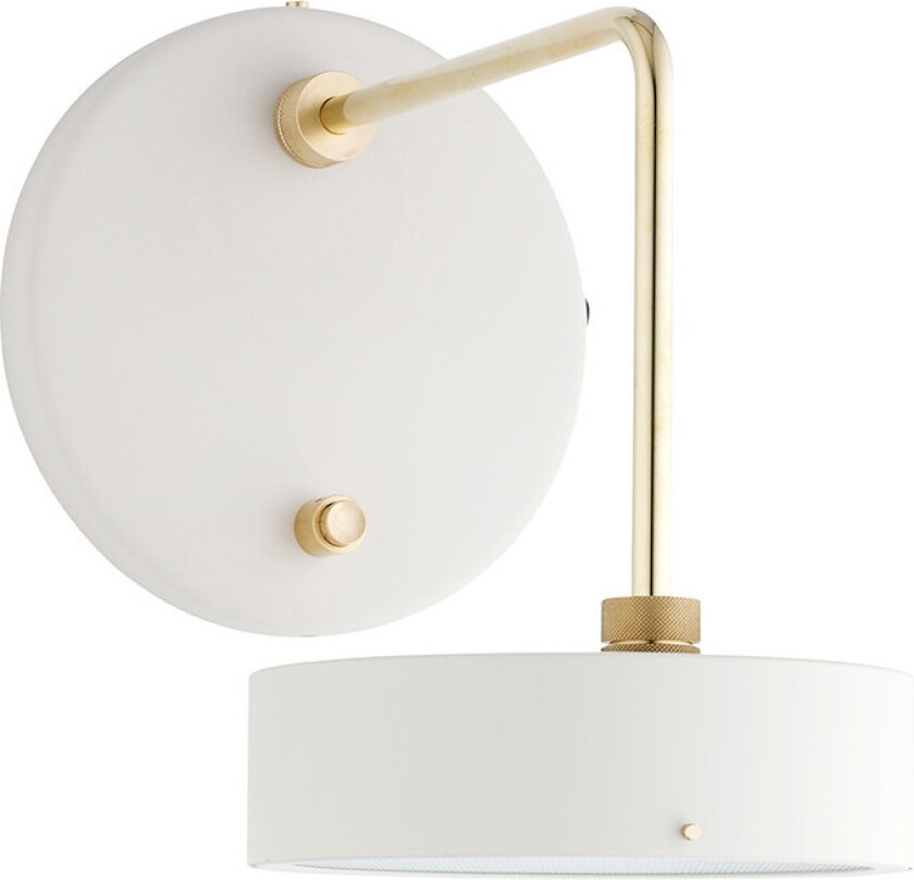 Petite Machine Wall Lamp Oyster White
