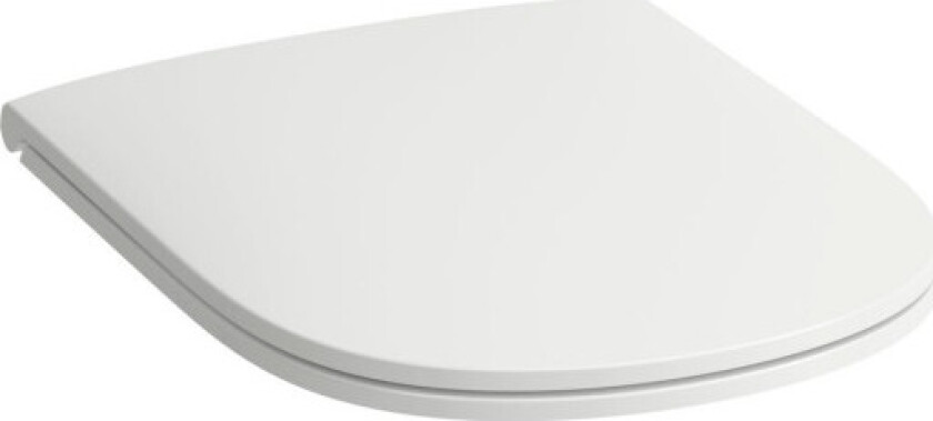 Laufen Lua sæde, slim, QR&&SC - Toiletsæde med qr & sc i slim design, topmonteret, hvid