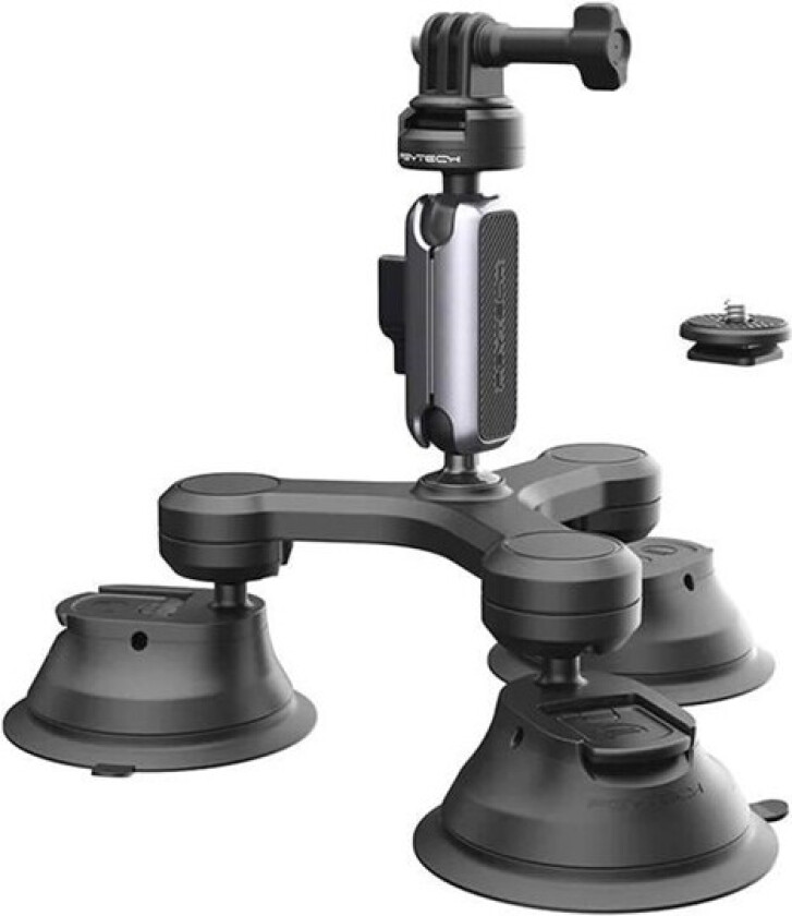 CapLock support system - suction mount - three-arm